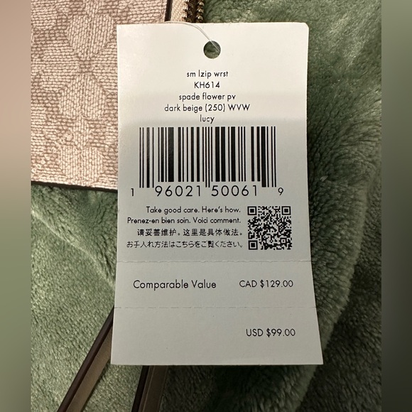 NWT Kate Spade Pouch Wristlet - Picture 4 of 5